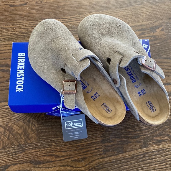 Birkenstock Shoes - Birkenstock Boston Taupe Size 39 (W 8/8.5) Regular